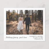 Papier Budget Elopement Maintenant Parti Plus tard Photo  (Devant)