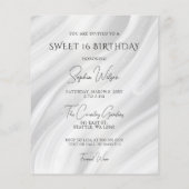 Papier Budget Emerald Green Dress Sweet 16 Invitation (Dos)