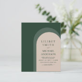 Papier BUDGET Emerald Green Mariage (Debout devant)