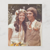 Papier Budget en Forever 50e anniversaire Invitation phot (Dos)