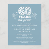 Papier Budget en Forever 60e anniversaire Invitation (Devant)