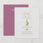 Papier BUDGET encourage à aimer le Mariage de pâtisserie  (Devant / Derrière)