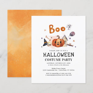 Papier Budget Enfants Halloween Costume Fête Invitation