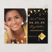 Papier Budget Enregistrer la date de la fête de graduatio (Devant)