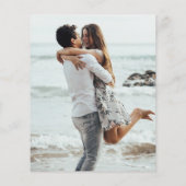 Papier BUDGET Enregistrer La Date Invitation (Dos)