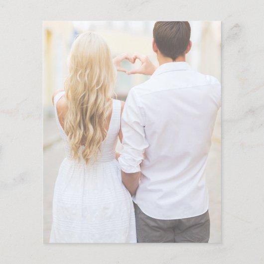 Papier Budget Enregistrer la date Mariage photo transpare (Dos)