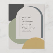 Papier Budget Enregistrer la photo Arc Abstraite Date Bol (Dos)