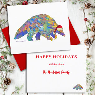 Papier Budget espèces menacées Pangolin Noël mignon