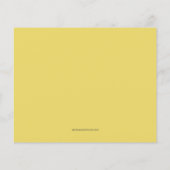 Papier Budget Été Citron Lime Citrus Baby shower (Dos)