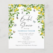 Papier Budget Été Citrus Citron Fête des mariées (Devant)