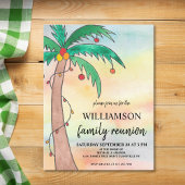 Papier Budget Été Famille Réunion Invitation