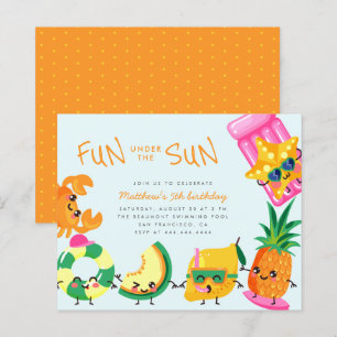 Papier Budget Été Plaisir Sous L'Anniversaire de enfant S