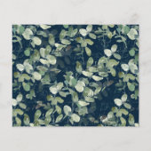 Papier BUDGET Eucalyptus Aquarelle Mariage Enregistrer La (Dos)