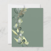 Papier Budget Eucalyptus Arch Mariage de verdure (Dos)