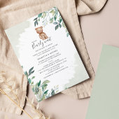 Papier Budget Eucalyptus Baby shower Couples de verdure