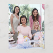 Papier Budget Eucalyptus Baby shower Party photo Merci (Dos)