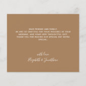 Papier Budget Eucalyptus Botanique Mariage Merci (Dos)