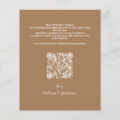 Papier Budget Eucalyptus Botanique QR Code Enregistrer la (Dos)