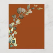 Papier Budget Eucalyptus Bridal Brunch Burnt Orange (Dos)