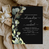 Papier Budget Eucalyptus Faire-part de mariage de verdure