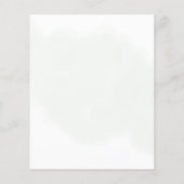 Papier Budget Eucalyptus Faire-part de mariage de verdure (Dos)