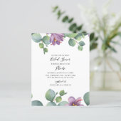 Papier Budget Eucalyptus Fête des mariées vert pourpre (Debout devant)