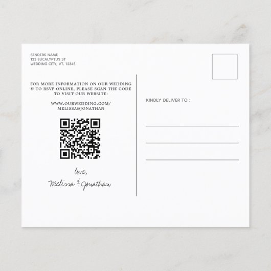 Papier Budget Eucalyptus Foliage S QR Code Enregistrer La (Dos)