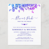 Papier Budget Eucalyptus Genre Révéler Violet bleu rose (Devant)