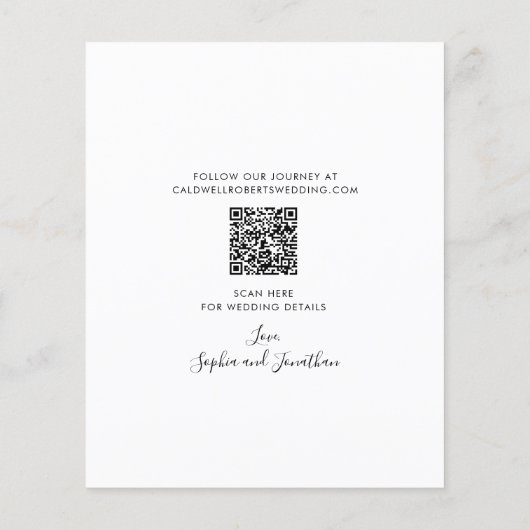 Papier Budget Eucalyptus Gold Calligraphie Enregistrer la (Dos)