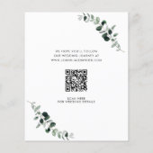 Papier Budget Eucalyptus Gold Metallic Enregistrer la dat (Dos)