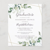 Papier Budget Eucalyptus Grand-mère pour être Invitation  (Devant)