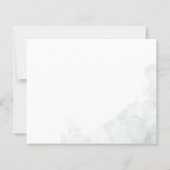 Papier BUDGET Eucalyptus Invitation Fête des mariées vert (Dos)