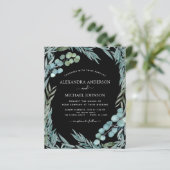 Papier Budget Eucalyptus Mariage botanique de verdure (Debout devant)
