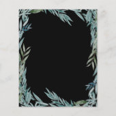 Papier Budget Eucalyptus Mariage botanique de verdure (Dos)