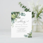 Papier BUDGET Eucalyptus Mariage de verdure (Debout devant)
