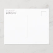 Papier BUDGET Eucalyptus Mariage Enregistrer La Date Cart (Dos)