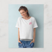 Papier Budget Eucalyptus Photo 50e anniversaire Merci (Dos)