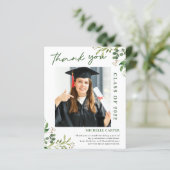 Papier Budget Eucalyptus Photo Merci de graduation (Debout devant)