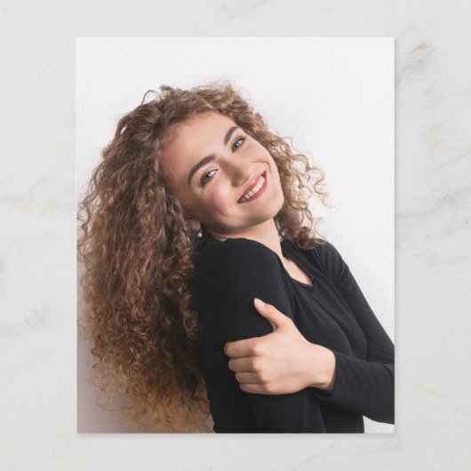 Papier Budget Eucalyptus Photo Merci de graduation (Dos)