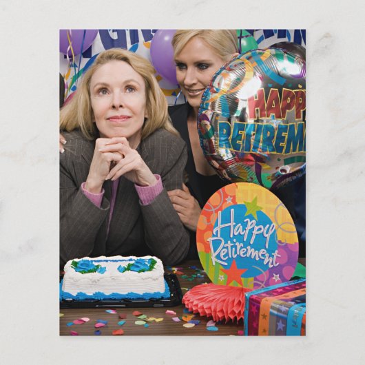 Papier Budget Eucalyptus Photo Retraite Merci du Parti (Dos)