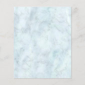 Papier Budget Eucalyptus pour toujours Faire-part Fiançai (Dos)