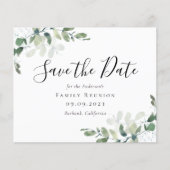 Papier BUDGET Eucalyptus Réunion familiale Enregistrer la (Devant)