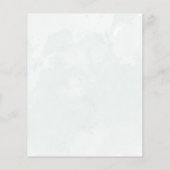 Papier Budget Éucalyptus Sage Faire-part de mariage vert (Dos)