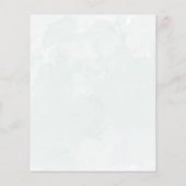 Papier Budget Éucalyptus Sage Faire-part de mariage vert (Dos)