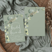 Papier Budget Eucalyptus Sage Green Bridal Brunch