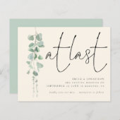 Papier Budget Eucalyptus Sage Ivory À Dernier Enregistrer (Devant / Derrière)