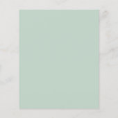 Papier Budget Eucalyptus Script Hen Party Invitation (Dos)