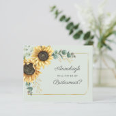 Papier Budget Eucalyptus Tournesol Soyez Mon Époux (Debout devant)