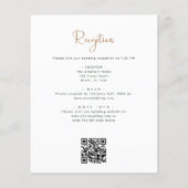Papier Budget Eucalyptus Tout en un Mariage de code QR (Dos)