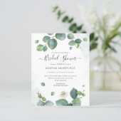 Papier Budget Eucalyptus Verdure Fête des mariées florale (Debout devant)